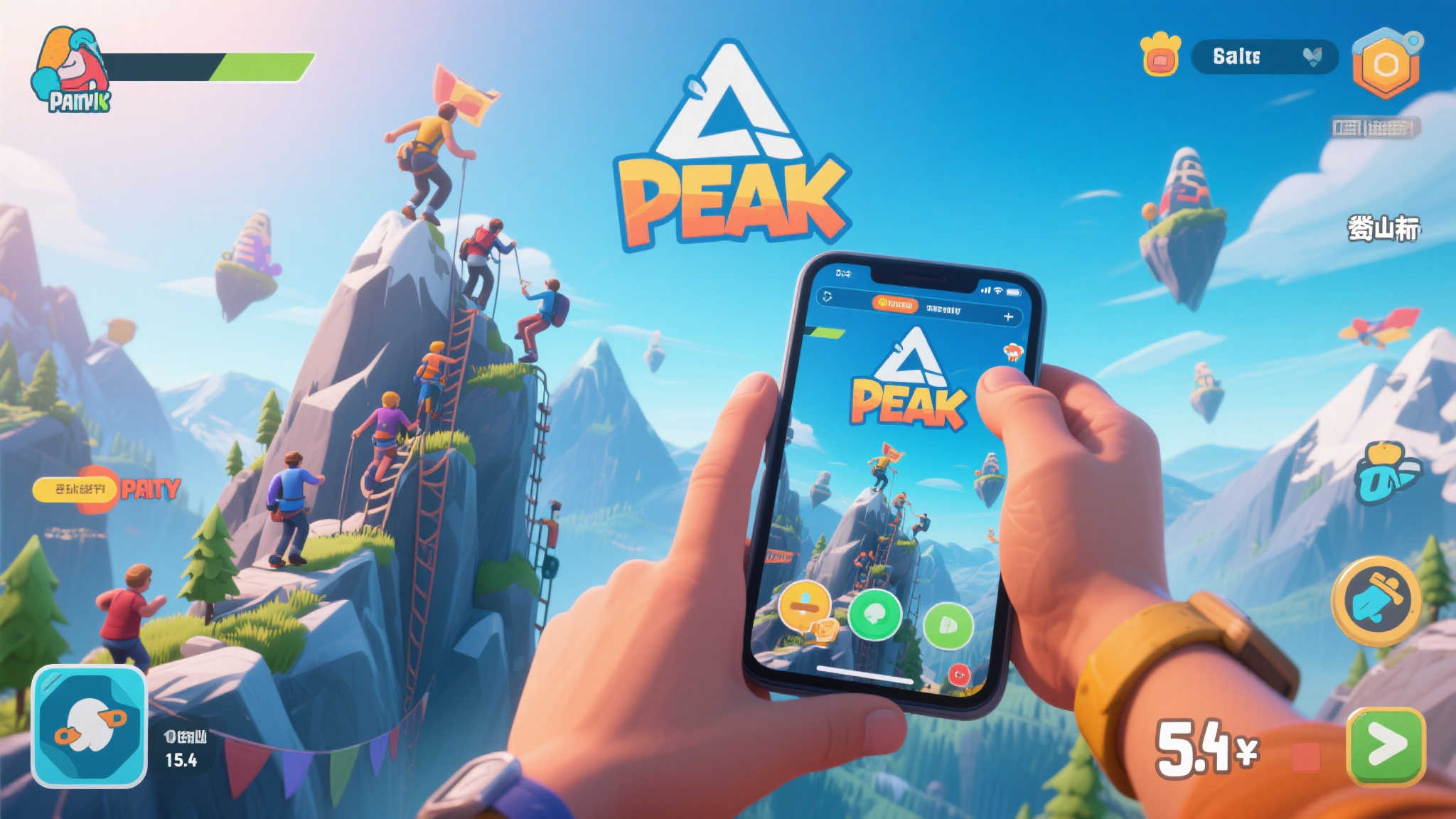 限时发售5天!派对冒险游戏《Peak》销量火速破百万 限时发售5天!派对冒险游戏《Peak》销量火速破百万