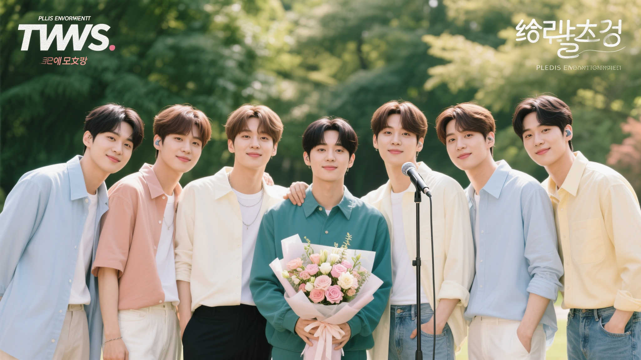 《给丑女送花束》片头曲由韩国男团TWS倾情献唱 对于不熟悉韩流的朋友来说,TWS可能还是