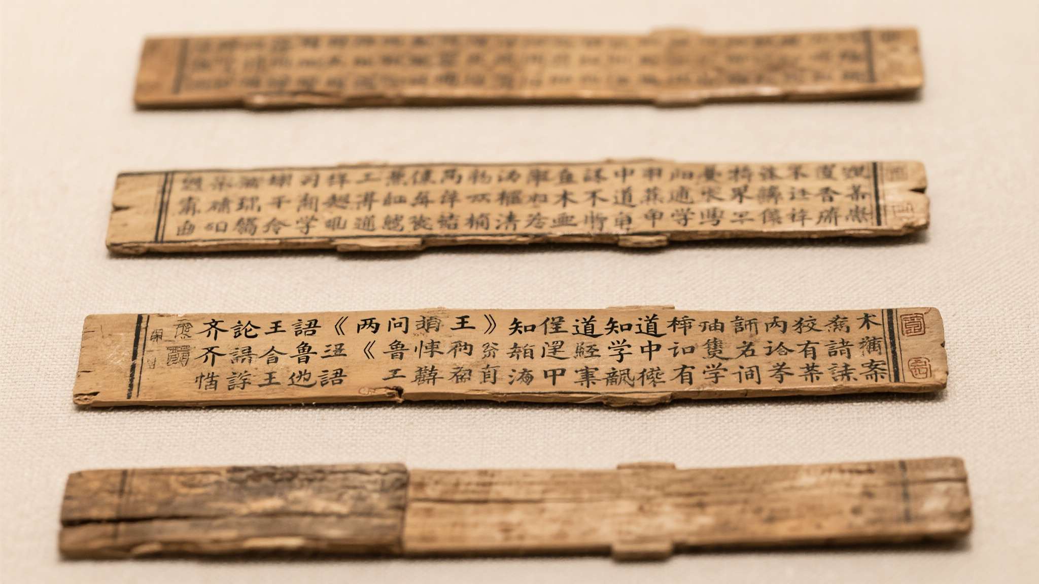 齐《论语》相较于鲁《论语》，在篇章结构和文字内容上均有差异，据说多出《问王》《知
